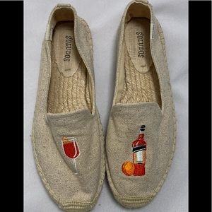 Soludos Wine Espadrilles Size 8.5